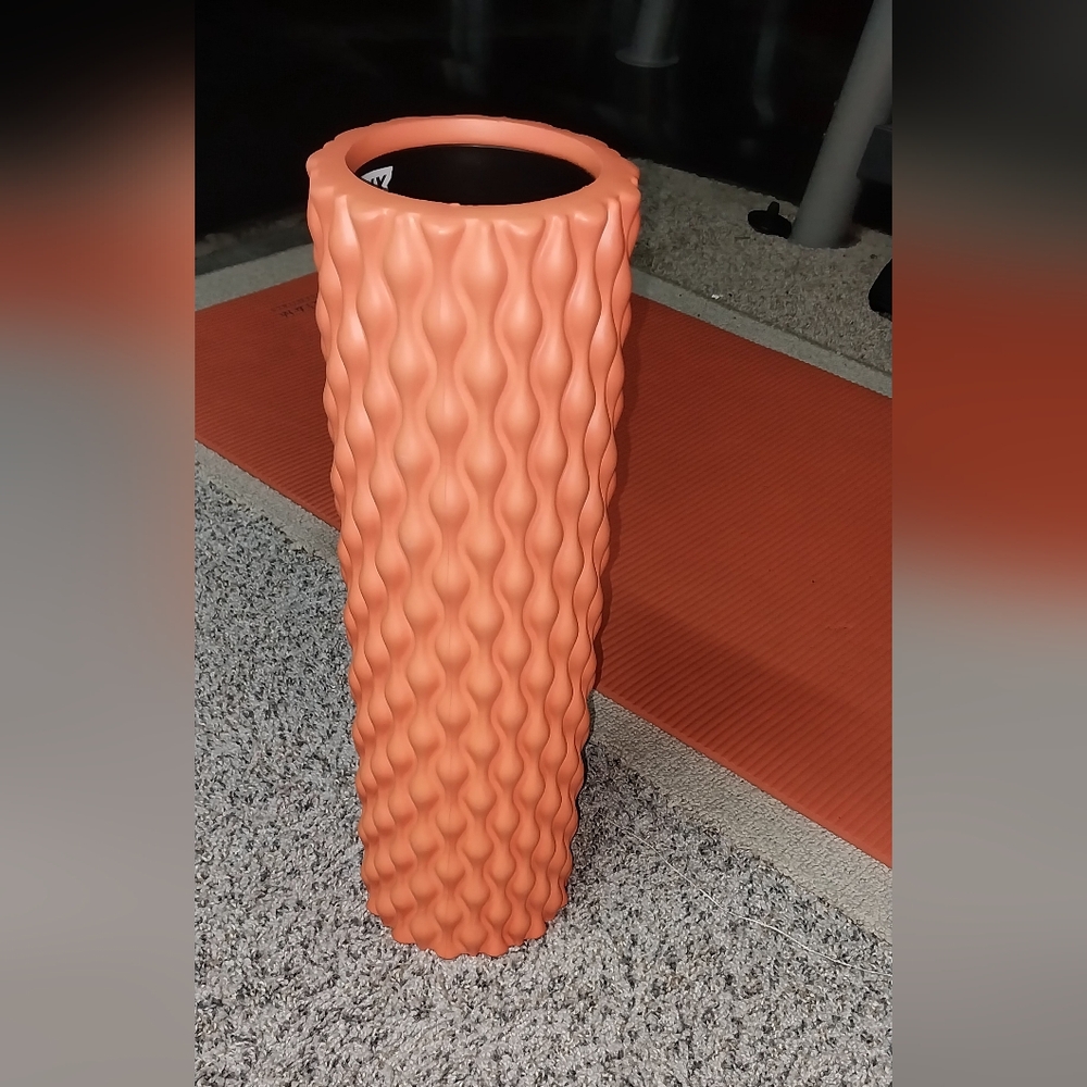NWT Textured Orange Foam Roller